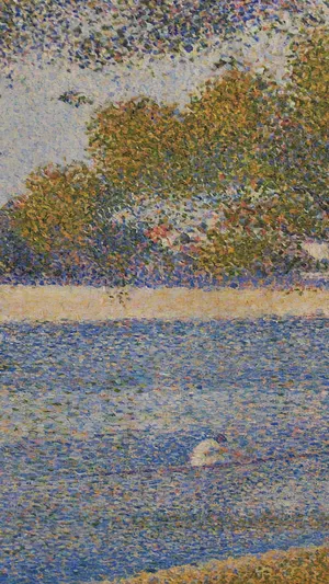 The Seine at La Grande Jatte wallpaper