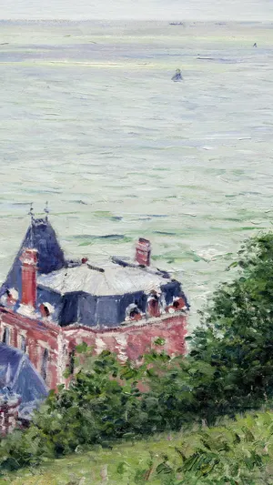 Villas at Trouville wallpaper