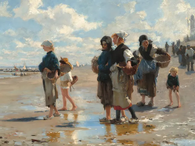 Cancale by John Singer Sargent, horizontal tablet wallpaper