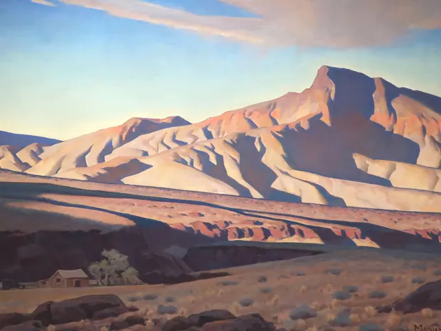 Home of the Desert Rat by Maynard Dixon, horizontal tablet wallpaper
