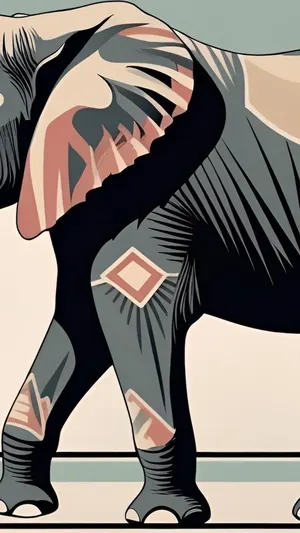 MCM Elephant wallpaper