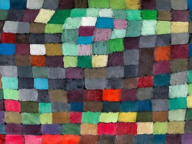 May Picture by Paul Klee, horizontal tablet wallpaper