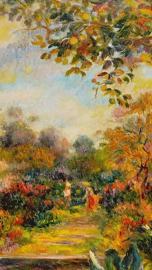 Landscape at Beaulieu wallpaper