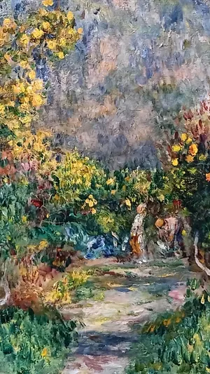 Landscape With Mimosas wallpaper