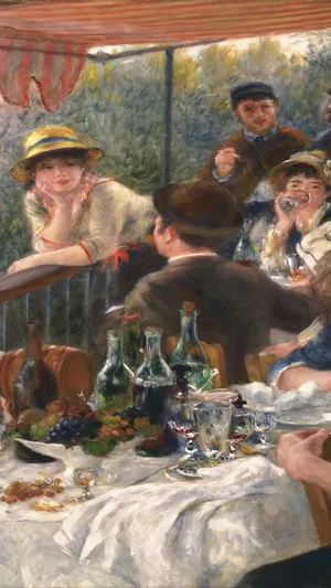 Luncheon of the Boating Party wallpaper