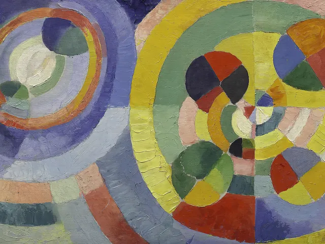 Circular Forms by Robert Delaunay, horizontal tablet wallpaper
