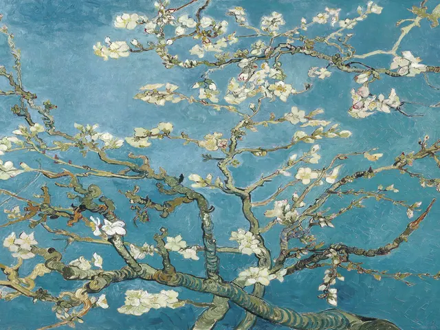 Almond Blossom by Vincent van Gogh, horizontal tablet wallpaper