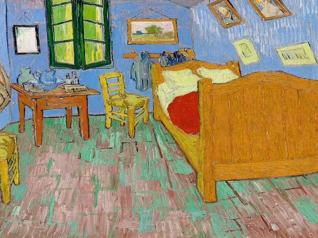 The Bedroom by Vincent van Gogh, horizontal tablet wallpaper