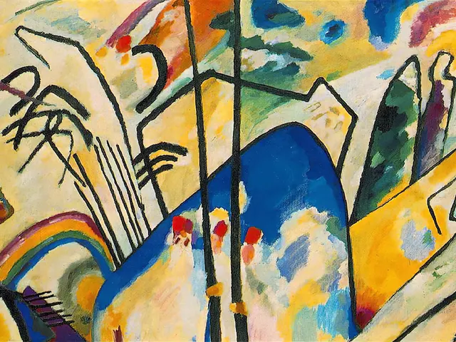 Composition IV by Wassily Kandinsky, horizontal tablet wallpaper