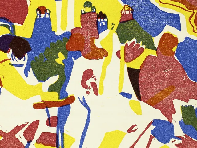 Oriental by Wassily Kandinsky, horizontal tablet wallpaper